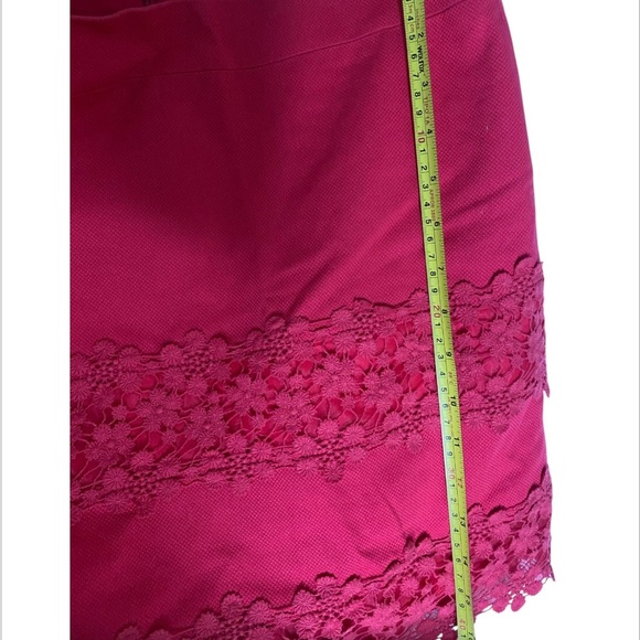 J. Crew Red Mini Pencil Skirt for Work - Picture 6 of 9